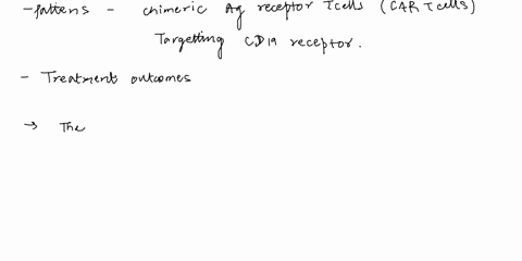 which-of-the-following-would-you-not-consider-as-a-possible-treatment-outcome-in-a-b-cell-acute-lymphoblastic-leukemia-b-cell-all-patient-that-received-an-infusion-of-chimeric-antigen-recept-94167
