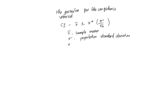 determine-a-95-confidence-interval-for-the-mean-of-a-normal-population-with-variance-2-16-using-a-sample-of-size-200-with-mean-7481-27367
