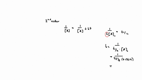 the-decomposition-reaction-of-a-to-b-is-a-second-order-reaction-with-half-life-of-423102-seconds-a-_-2b-if-the-initial-concentration-of-a-is-0136-m-how-many-minutes-will-it-take-for-the-conc-25044