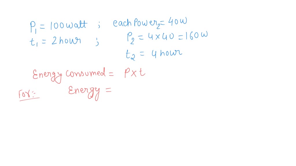 SOLVED A 100 watt electric bulb is lighted for 2 hours daily and four