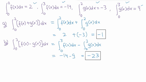 let-fxdx-2-fx-dx-14-gx-dx-3-k-gdx-9-use-these-values-to-evaluate-the-given-definite-integrals-j-og6-dx-b-6-fx-gkx-dx-3fx-2gx-dx-d-find-the-value-a-such-that-afx-gx-dx-0-31433