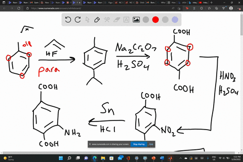 whatis-the-major-organic-product-oblained-from-the-following-sequence-of-reactions-cha-nanoz-na-ctzoz-hnoz-hci-hf-hzsoa-hzso4-hci-2hp-oh-cooh-cooh-cooh-noz-noz-select-one-a-1-b-2-c3-d-4-54584