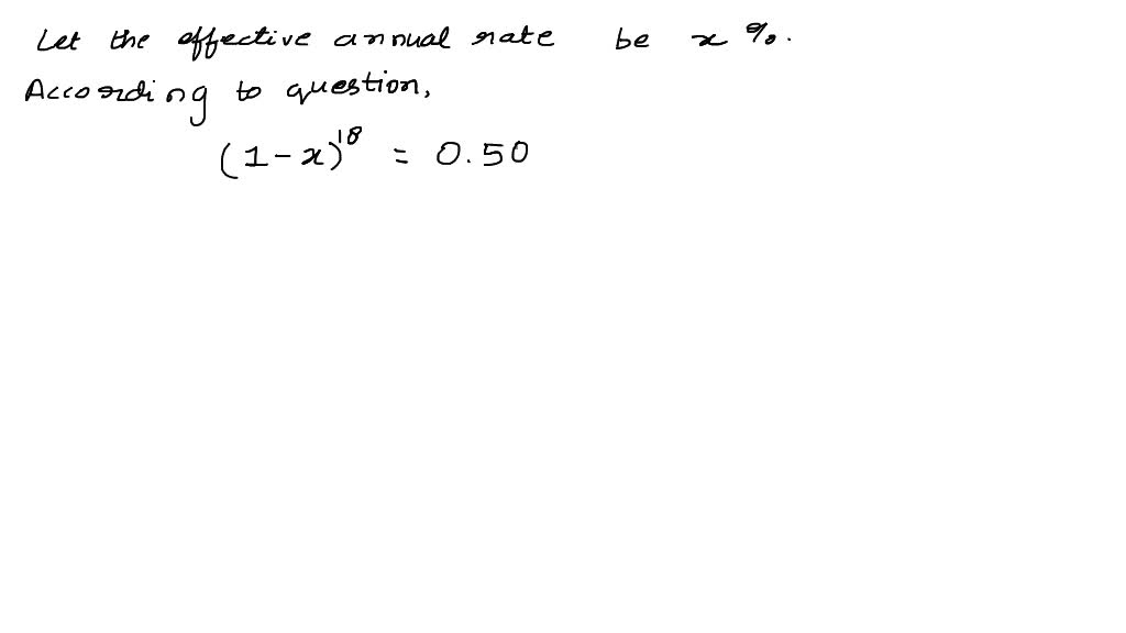 SOLVED An investment decreases by 50 over & period of 18 years At