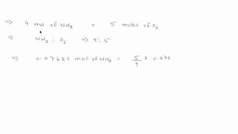 one-of-the-steps-in-the-commercial-process-for-converting-ammonia-to-nitric-acid-is-the-conversion-of-nh3nh3-to-nono-4nh3g5o2g4nog6h2og4nh3g5o2g4nog6h2og-in-a-certain-experiment-130-gg-of-nh-26875