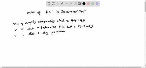 how-do-i-set-up-the-calculation-of-mass-of-saturated-potassium-chloride-solution