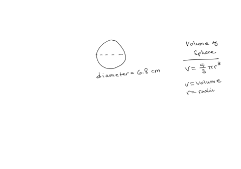 the-diameter-d-of-a-sphere-is-68-cm-calculate-the-spheres-volume-use-the-value-314-for-1-and-round-your-answer-to-the-nearest-tenth-do-not-round-any-intermediate-computations-v-51021
