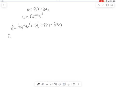 a-person-has-a-utility-function-ux1-x2-ax1-x2-with-a-budget-constraint-m-p1x1-p2x2-what-is-the-optimal-amount-of-x1-and-x2-they-consume-show-all-of-your-steps-with-explanations-of-what-you-a-21239