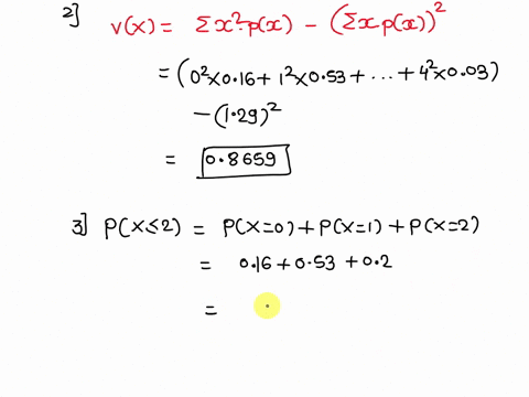 ii-need-the-correct-sulo-q1-suppose-that-the-probability-distribution-of-x-is-as-given-in-the-following-table-x-px-10-016-1-053-2-02-3-008-4-003-1-find-ex-2-find-vx-3px2-4f0-5e2x-1-6v2x-1-q2-63373
