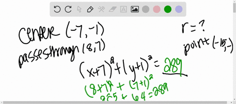 a-circle-is-centered-at-the-point-7-1-and-passes-through-the-point-8-7-the-radius-of-the-circle-is-units-the-point-15-lies-on-this-circle-11325