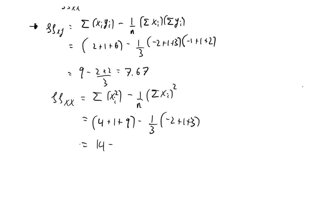 SOLVED: 1. Consider the following set of points: (-2 , -1) , (1 , 1 ...