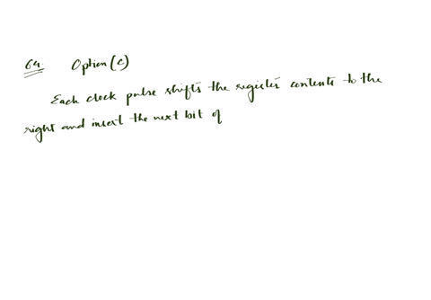 question-64-125-points-save-answer-the-group-of-bits-11001-is-serially-shifted-right-most-bit-first-into-a-5-bit-parallel-output-shift-register-with-an-initial-state-01110-after-three-clock-pulses-the