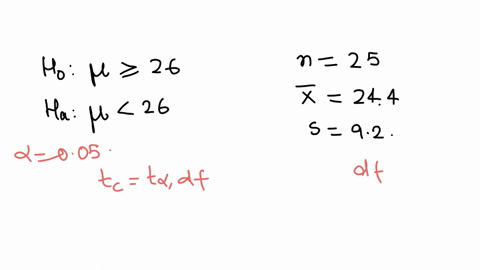 a-sample-mean-sample-standard-deviation-and-sample-size-are-given-use-the-one-mean-t-test-to-perform-the-required-hypothesis-test-about-the-mean-of-the-population-from-which-the-sample-was-d-48894