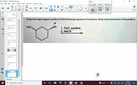 draw-the-major-organic-product-ol-the-following-sequence-of-reactions-show-stereochemistry-in-the-product-hsce-oh-tscl-pyridine-nacn-93609