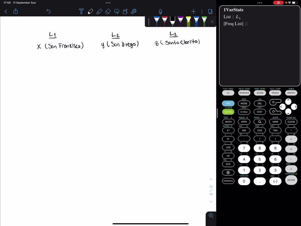 Which of these three cities has the most consistent temperatures? (hint