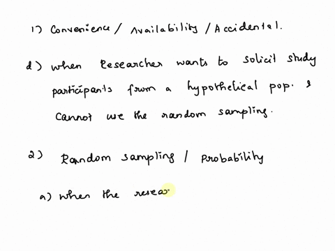 which-situation-most-commonly-leads-to-convenience-availability-or-accident-sampling-when-the-researcher-wants-to-maximize-the-likelihood-that-the-sample-is-representative-of-the-population-74997