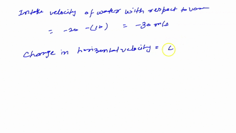 the-90circ-vane-moves-to-the-left-with-a-constant-velocity-of-10-mathrmm-mathrms-against-a-stream-of-39377