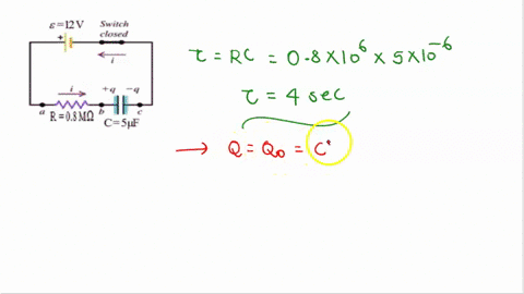 q1-study-the-circuit-shown-and-answer-the-following-questions-the-capacitor-is-empty-at-t-0-what-is-the-time-constant-of-the-circuit-842v-switch-closed-b-what-is-the-voltage-across-the-capac-36256