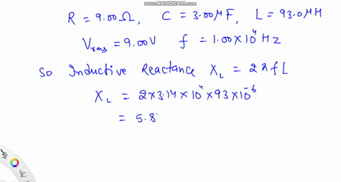 a-rlc-series-circuit-has-the-values-r-900-c-300-f-and-l-930-h-find-the-average-power-dissipated-when-the-rms-voltage-across-the-three-circuit-elements-is-900-v-and-the-frequency-is-100-x-104-32076