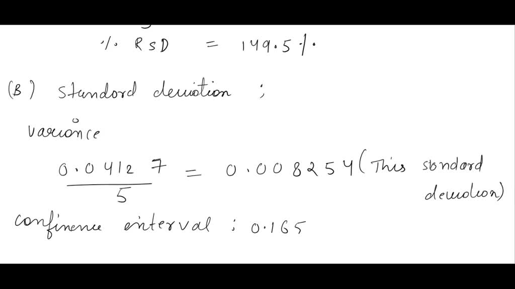 SOLVED Table I airdisplacement pipette used, Uncertainty of air