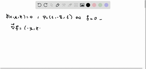 if-the-gradient-of-f-is-fz3j-yi-xzk-and-the-point-p181-lies-on-the-level-surface-fxyz0-find-an-equation-for-the-tangent-plane-to-the-surface-at-the-point-p-11767