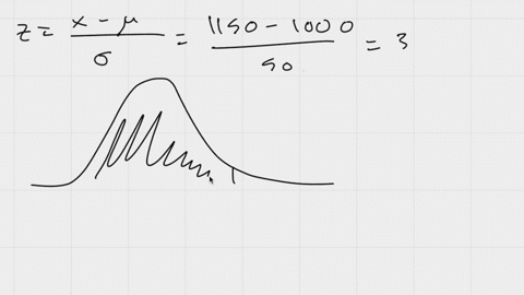 the-expected-mean-life-of-a-particular-type-of-light-bulb-is-1000-hours-with-a-standard-deviation-of-50-hours-the-life-of-this-bulb-is-normally-distributed-what-is-the-probability-that-a-ran-38158