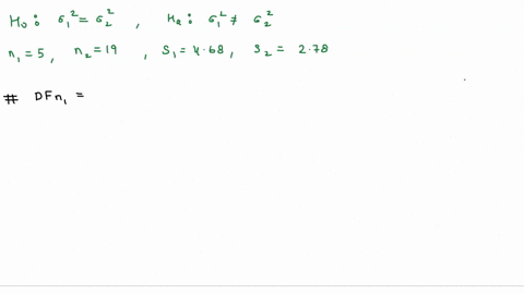 test-the-following-hypotheses-by-using-the-given-sample-information-and-0-05assume-the-populations-are-normally-distributed-ho-01-2-02-2-ha-012-022-n1-5-n2-19-s1-468-s2-278-86696