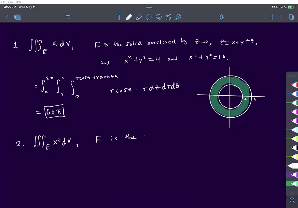 solved-use-cylindrical-coordinates-to-find-the-volume-of-the-solid-e