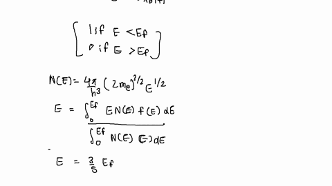 1-free-electron-model-a-show-that-the-mean-kinetic-energy-of-one-electron-in-the-quantum-mechanical-free-electron-model-is-35-e-f-at-t-0-k-b-calculate-the-fermi-energy-and-the-mean-kinetic-e-12634
