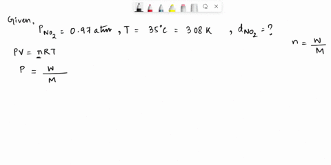 a-calculate-the-density-of-no2-gas-at-0970-atm-and-35-degrees-c-b-calculate-the-molar-mass-of-a-gas-if-250-g-occupies-0875-l-at-685-torr-and-35-degrees-c-63532