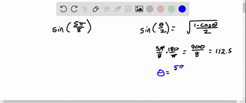 find-the-exact-value-of-sin5pi8-by-using-the-formulas-sum-and-difference-half-angle-double-angle