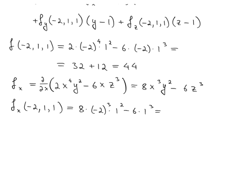 find-an-equation-of-the-tangent-plane-of-w-fxy2-2xy2-6xz-211-for-w-fxy2-2xy2-6x2-use-the-tangent-plane-to-estimate-f-203104102-74395