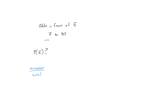 compute-the-probability-of-event-e-if-the-odds-in-favor-of-e-are-7-t0-30-rei-type-an-integer-or-iraclion-71519