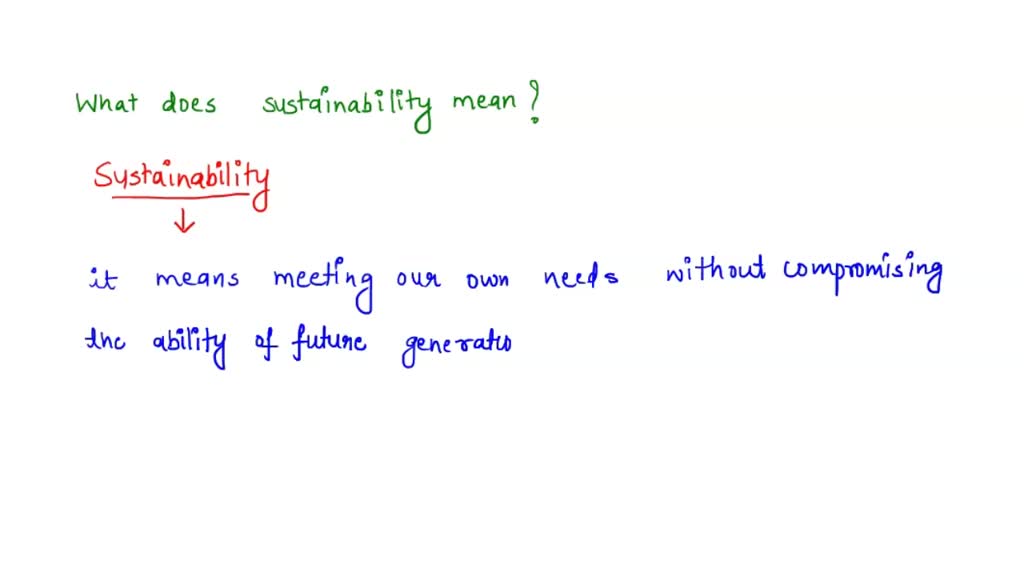 SOLVED: A) What Is Sustainability Reporting? What Are The Benefits Of ...