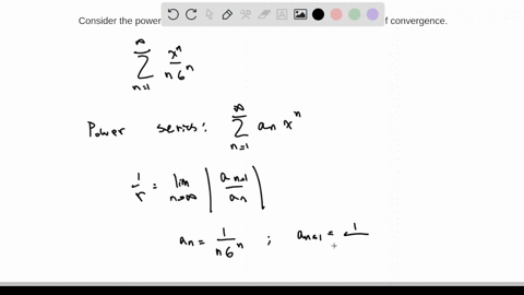 1-point-consider-the-power-series-xn-n6-n-find-the-radius-of-convergence-r-if-it-is-infinite-type-infinity-or-inf_-answer-r-what-is-the-interval-of-convergence-answer-in-interval-notation-41348