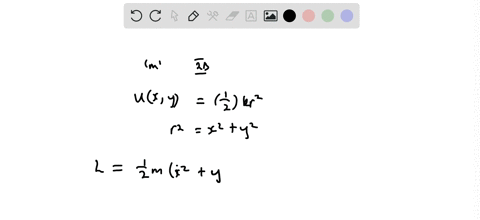 consider-a-mass-m-moving-in-two-dimensions-with-potential-energy-ux-yfrac12-k-r2-where-r2x2y2-write-44757