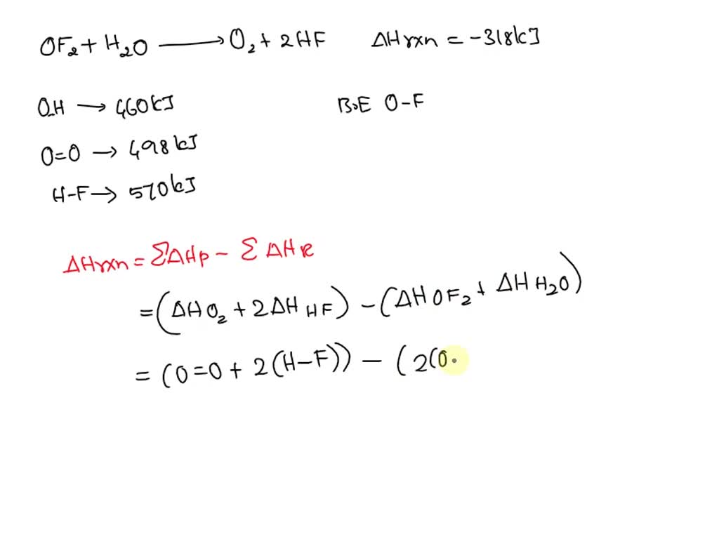 SOLVED: Using the bond energies in Chapter 8, find the enthalpy change ...