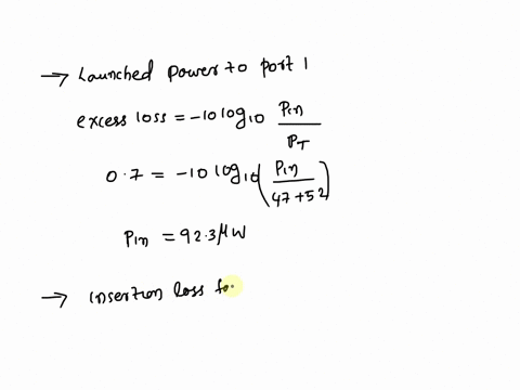 the-measured-optical-output-powers-from-ports-3-and-4-of-a-multimode-fibre-fused-tapered-coupler-are-470-uw-and-520-uw-respectively-if-the-excess-loss-specified-for-the-device-is-07-db-calcu-19518