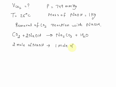 a-method-of-removing-co-from-a-spacecraft-is-to-allow-the-co-to-react-with-sodium-hydroxide-the-products-of-the-reaction-are-sodium-carbonate-and-water-what-volume-of-carbon-dioxide-at-25c-a-64172