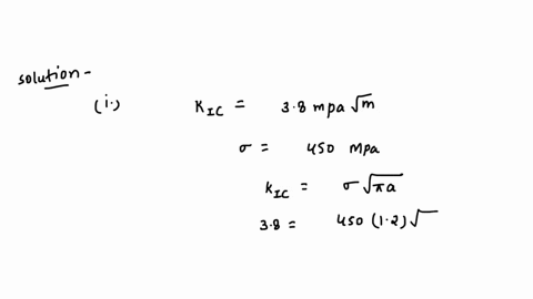 a-fully-stabilized-cubic-zirconia-zro2-specimen-has-a-fracture-toughness-kic-38-mpam12-when-subjected-to-a-four-point-bending-test-a-if-the-specimen-fails-at-a-stress-of-450-mpa-what-is-the-70371