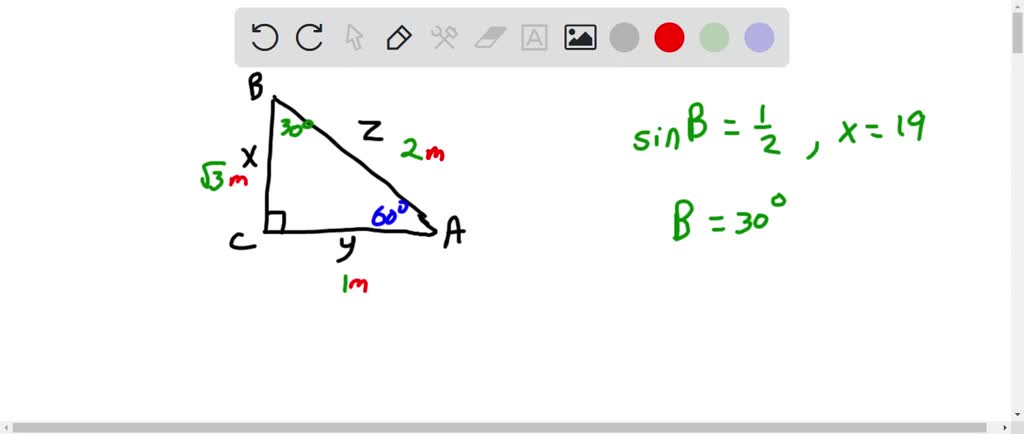 solved-consider-a-right-triangle-with-a-side-of-length-x-opposite