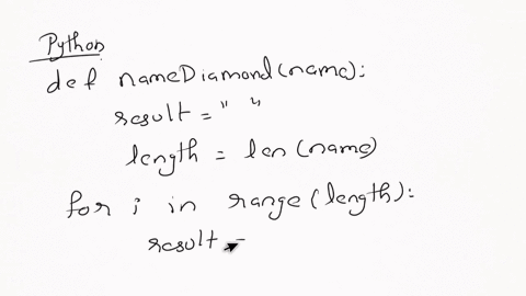 5-the-namediamond-problem-write-a-function-named-namediamond-that-accepts-a-string-as-an-input-parameter-and-returns-a-new-string-in-a-diamond-format-as-shown-belowfor-examplethe-call-of-str-50948