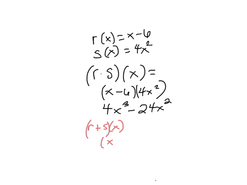 suppose-that-the-functions-r-and-are-defined-for-all-real-numbers-x-as-follows-xx-6-x-4r-write-the-expressions-for-rsx-and-rsx-and-evaluate-r-s-2-r56-r-s-2-29148