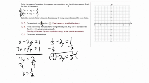 solve-the-system-of-equations-if-the-system-has-no-solution-say-that-it-is-inconsistent-graph-the-lines-of-the-system-ax-15x-8y-10y-select-the-correct-choice-below-and-if-necessary-fill-in-a-82844