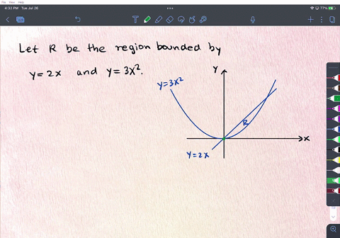 1-point-sketch-the-region-enclosed-by-the-given-curves-decide-whether-to-integrate-with-respect-to-x-or-y-then-find-the-area-of-the-region-y2xy3x2-answer-15988