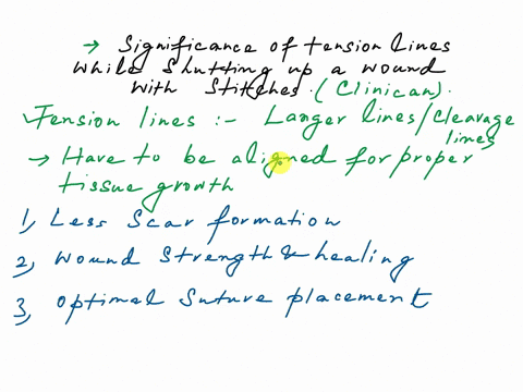 your-patient-has-a-wound-on-their-lower-abdomen-that-needs-to-be-stitched-shut-before-you-stitch-the-wound-you-must-compare-the-tension-lines-to-the-wound-what-are-some-implications-of-tensi-93642