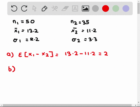 the-following-results-come-from-two-independent-random-samples-taken-of-two-populations-sample-1-sample-2-n1-50-n2-30-21-134-32-117-01-22-02-33-a-what-is-the-point-estimate-of-the-difference-11333