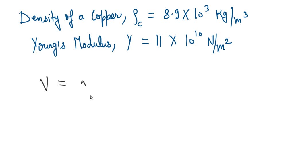 SOLVED What is the speed , v, of a longitudinal wave propagating