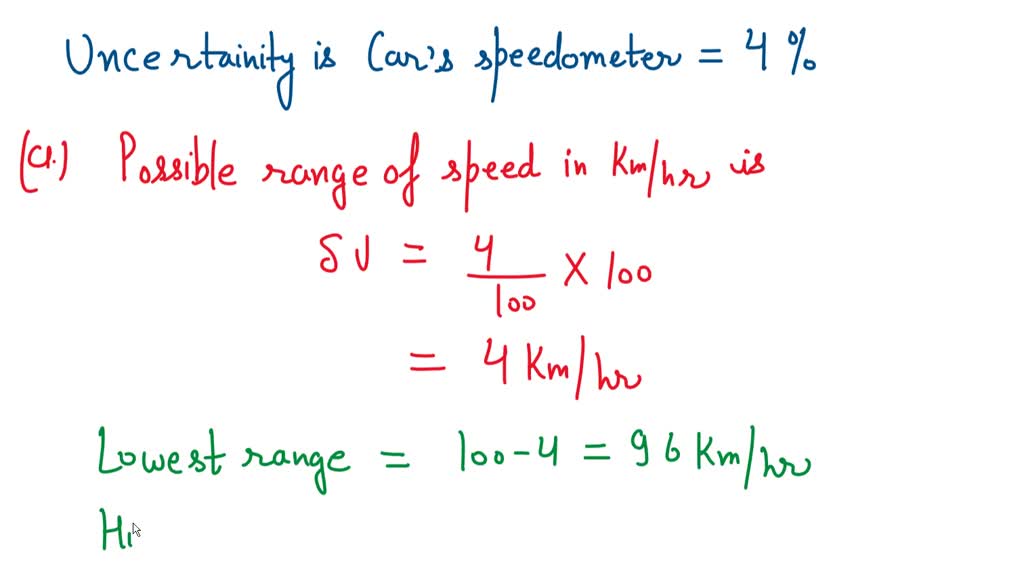 solved-a-car-speedometer-has-a-3-uncertainty-what-is-the-range-of