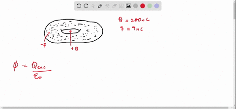 what-is-the-net-electric-flux-through-the-torus-ie-doughnut-shape-of-figure-ex2820