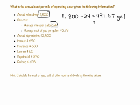 what-is-the-annual-cost-per-mile-of-operating-a-car-given-the-following-information-item-value-annual-miles-driven-11800-gas-cost-average-miles-per-gallon-average-cost-of-gas-per-gallon-24-2-75766